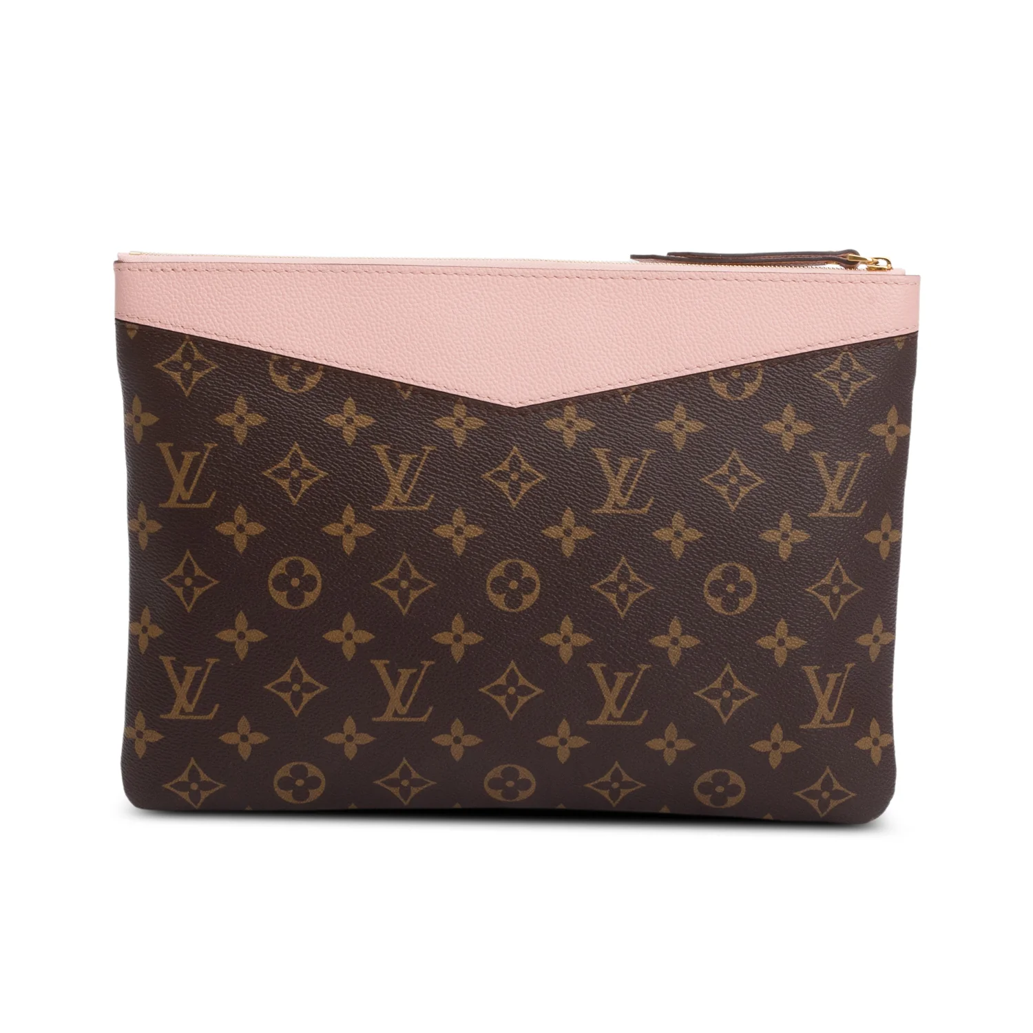 Louis Vuitton Monogram Pink Leather Trim Daily Pouch - Image 3