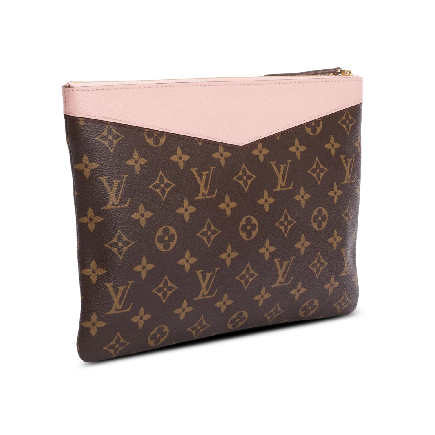 Louis Vuitton Monogram Pink Leather Trim Daily Pouch - Image 4
