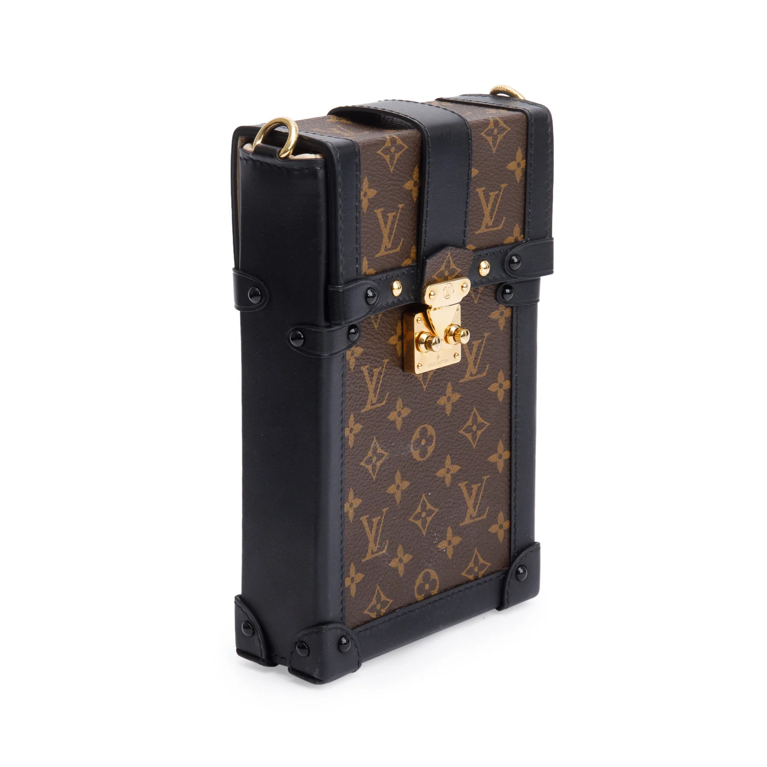 Louis Vuitton Monogram Pochette Trunk Verticale w/ Strap - Image 4