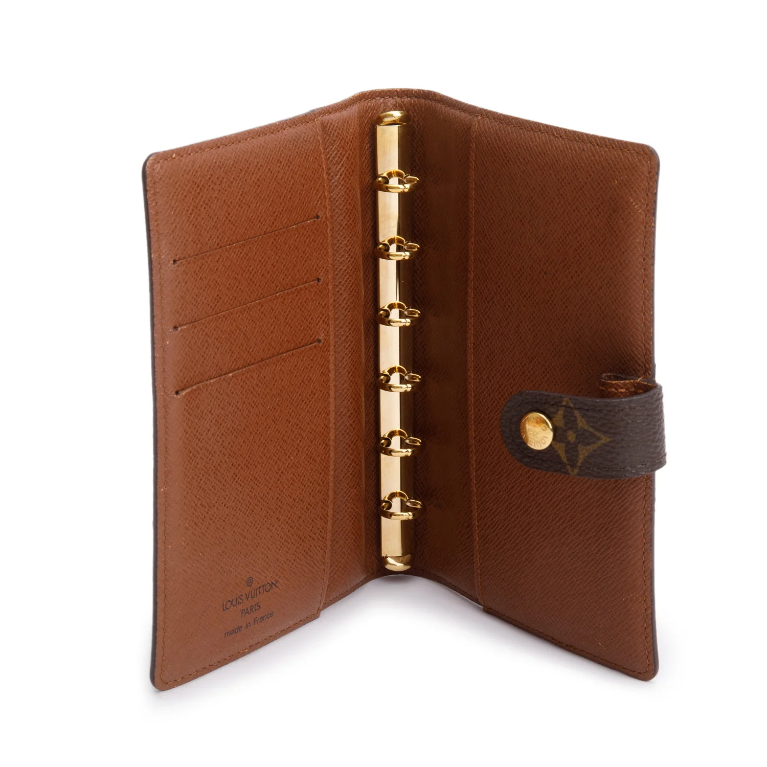 Louis Vuitton Monogram Pocket Small Ring Agenda Cover w/ Box - Image 6