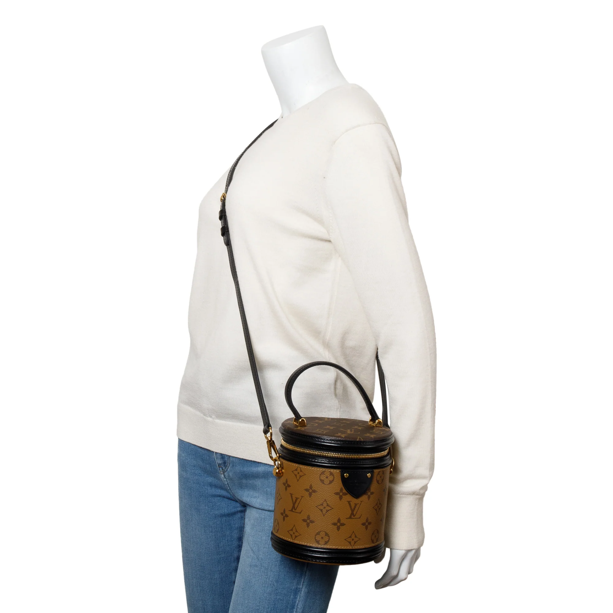 Louis Vuitton Monogram Reverse Cannes w/ Strap - Image 2