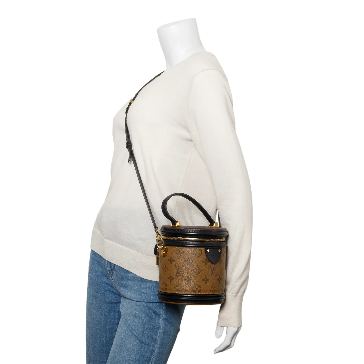 Louis Vuitton Monogram Reverse Cannes w/ Strap - Image 2