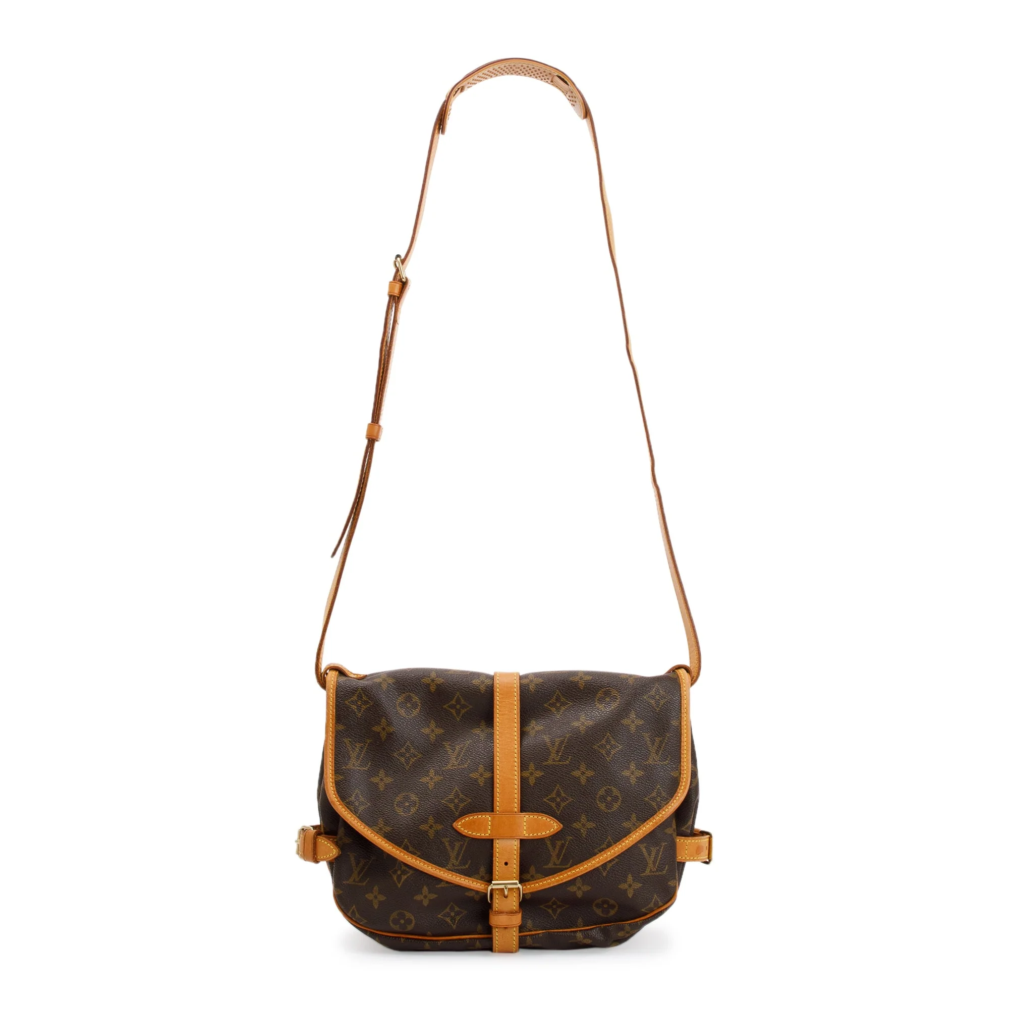 Louis Vuitton Monogram Saumur 25 Crossbody Bag - Image 3