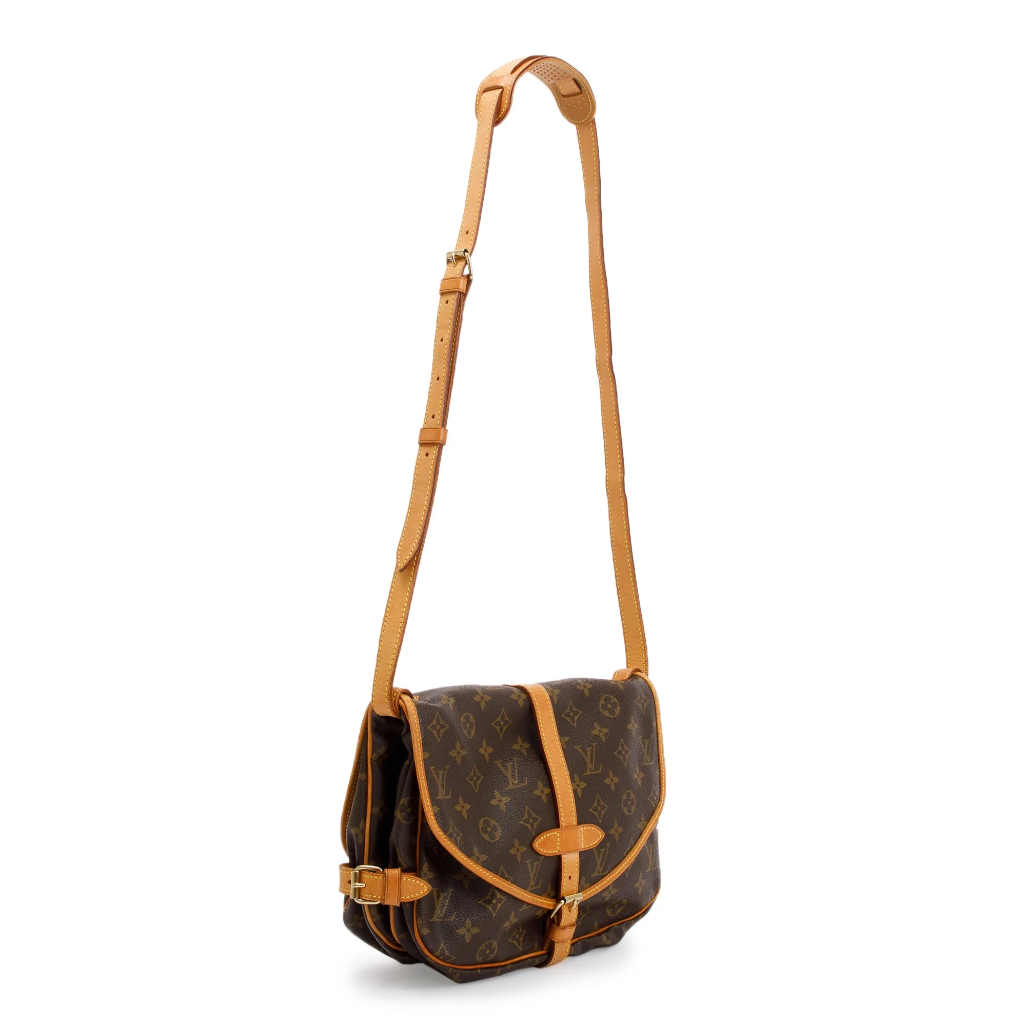 Louis Vuitton Monogram Saumur 25 Crossbody Bag - Image 4