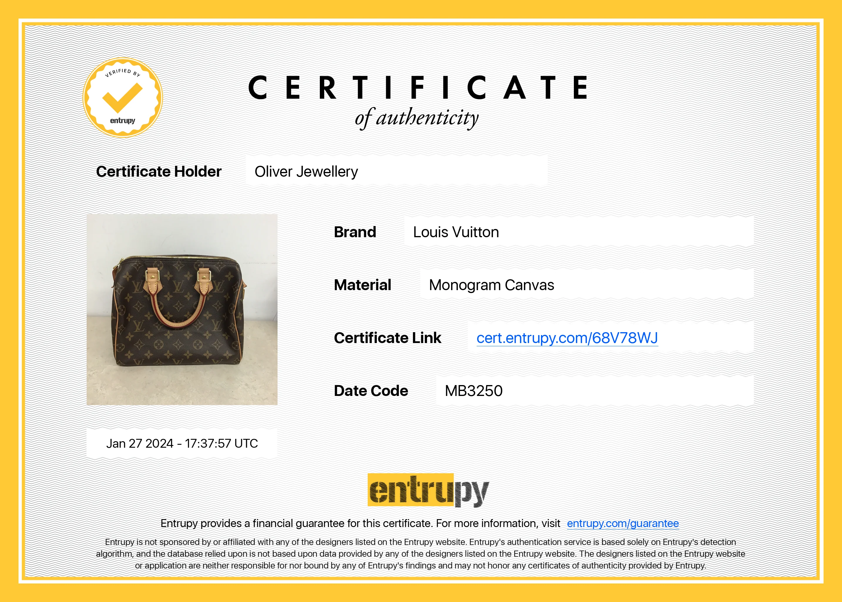 Louis Vuitton Monogram Speedy 25 - Image 11