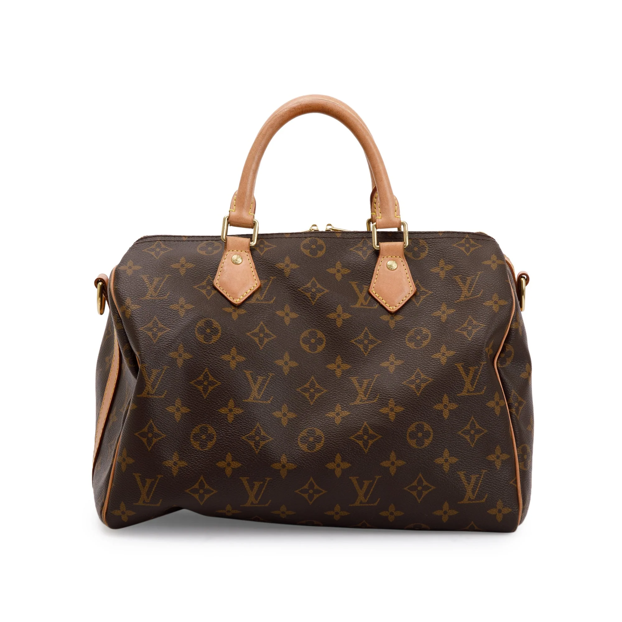 Louis Vuitton Monogram Speedy Bandouliere 30 w/ Receipt & Strap - Image 3