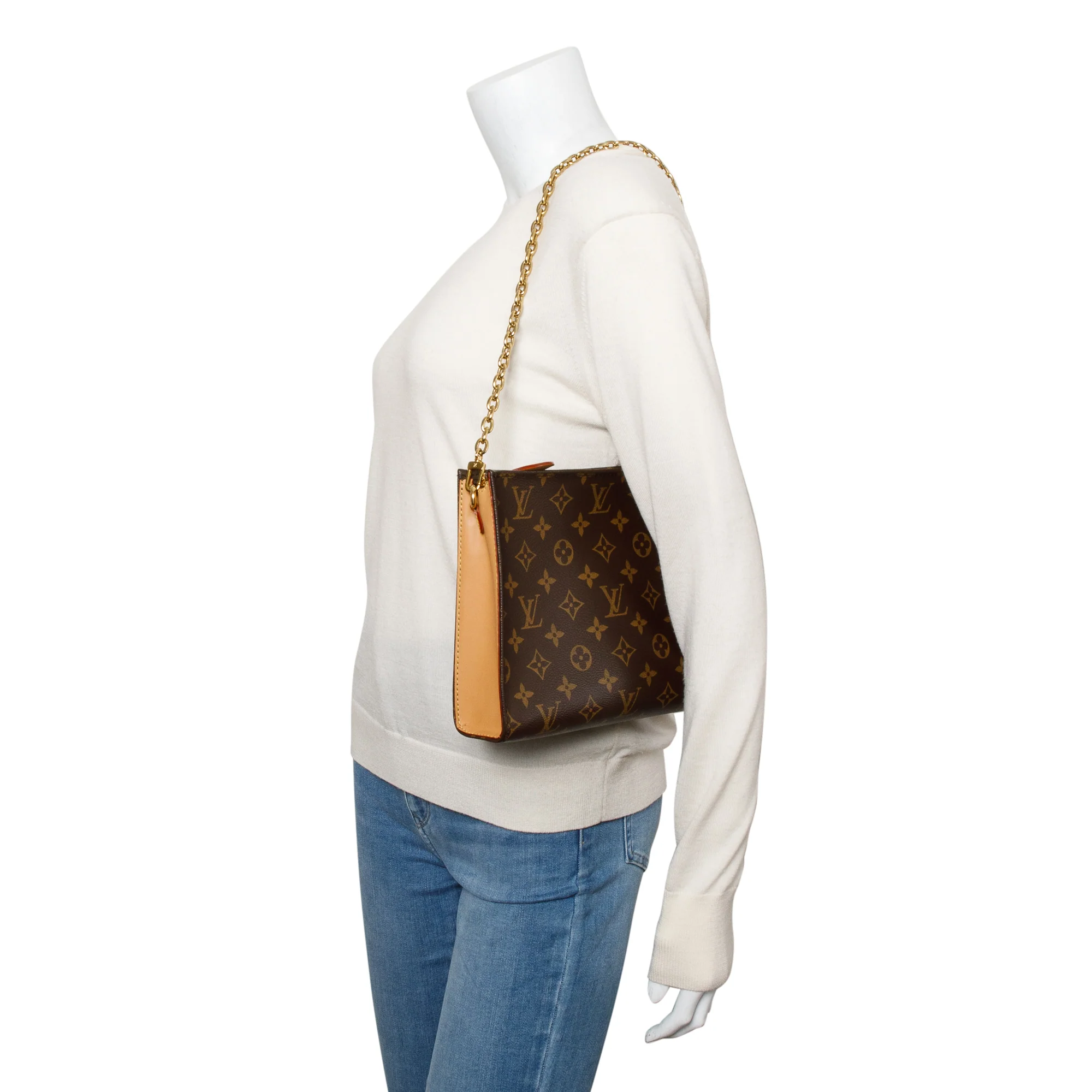 Louis Vuitton Monogram Toiletry Pouch on Chain w/ Box - Image 2