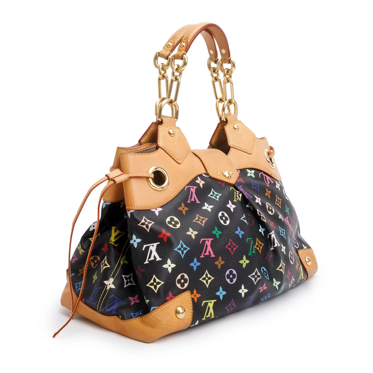 Louis Vuitton Multicolor Black Ursula Handbag - Image 4