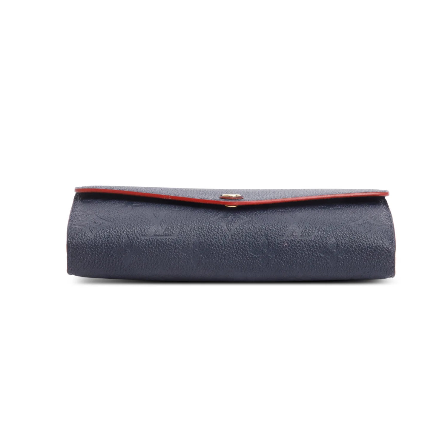 Louis Vuitton Navy Blue Monogram Empreinte Leather Sarah Wallet - Image 5