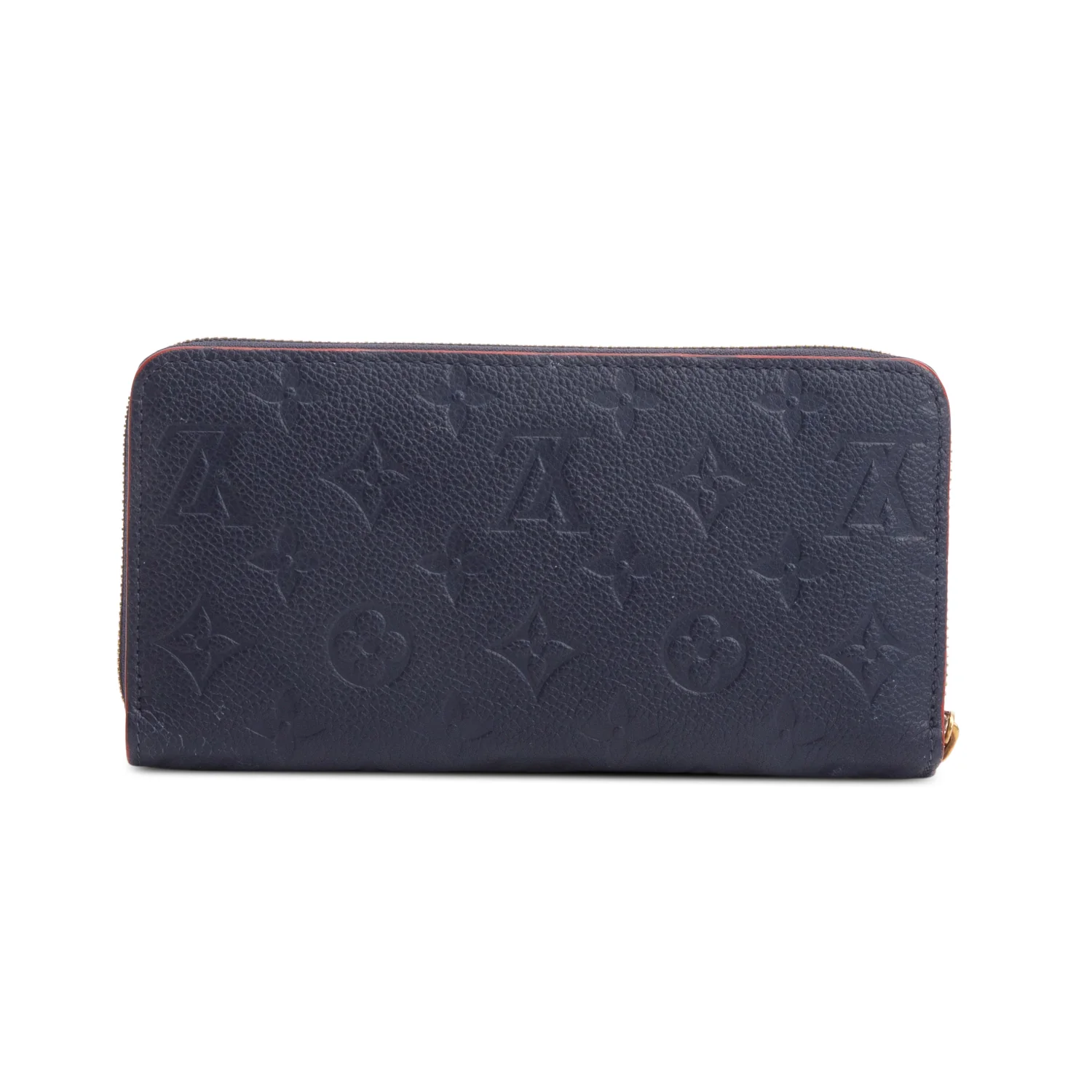 Louis Vuitton Navy Blue Monogram Empreinte Leather Zippy Wallet - Image 3