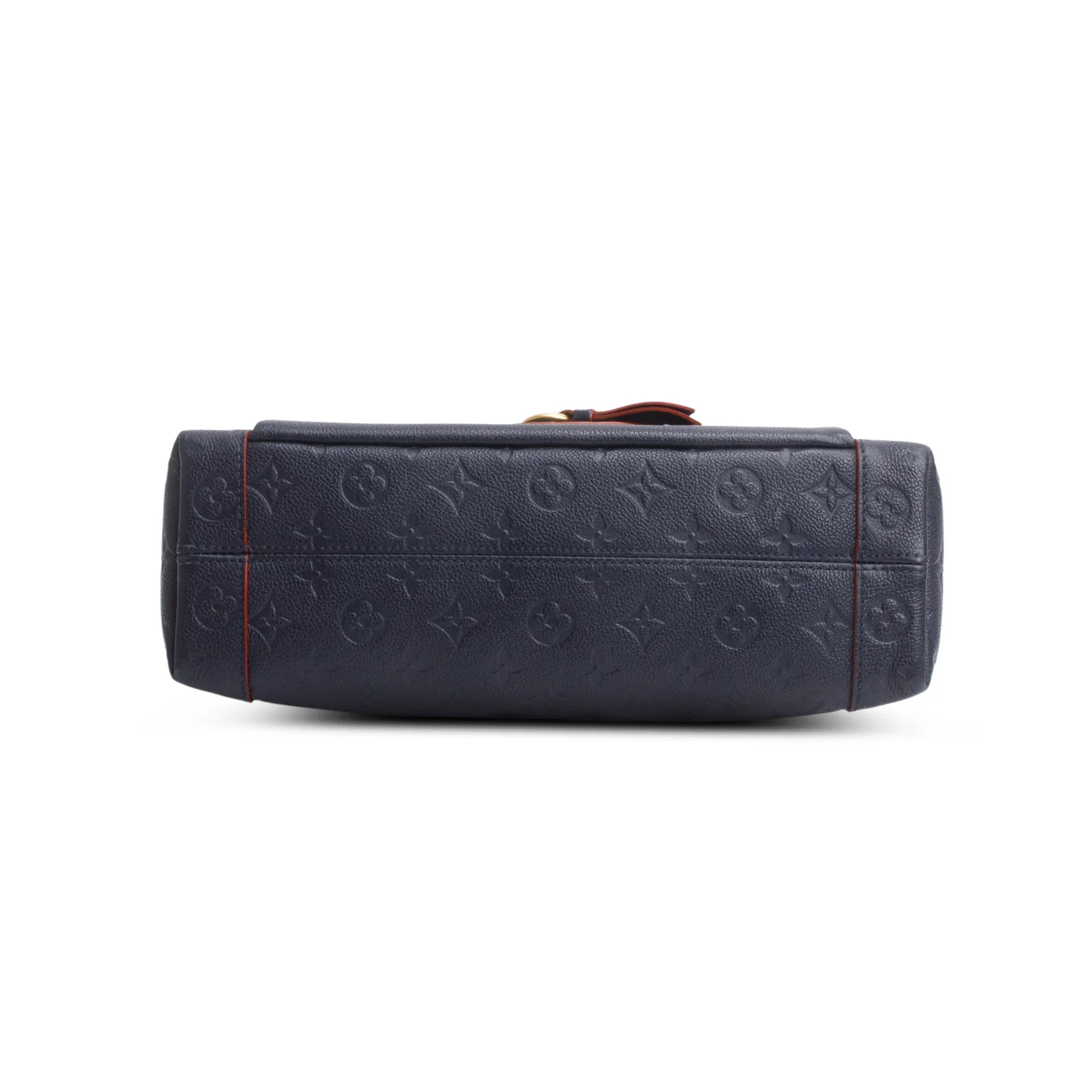 Louis Vuitton Navy Empreinte Blanche MM w/ Strap - Image 7