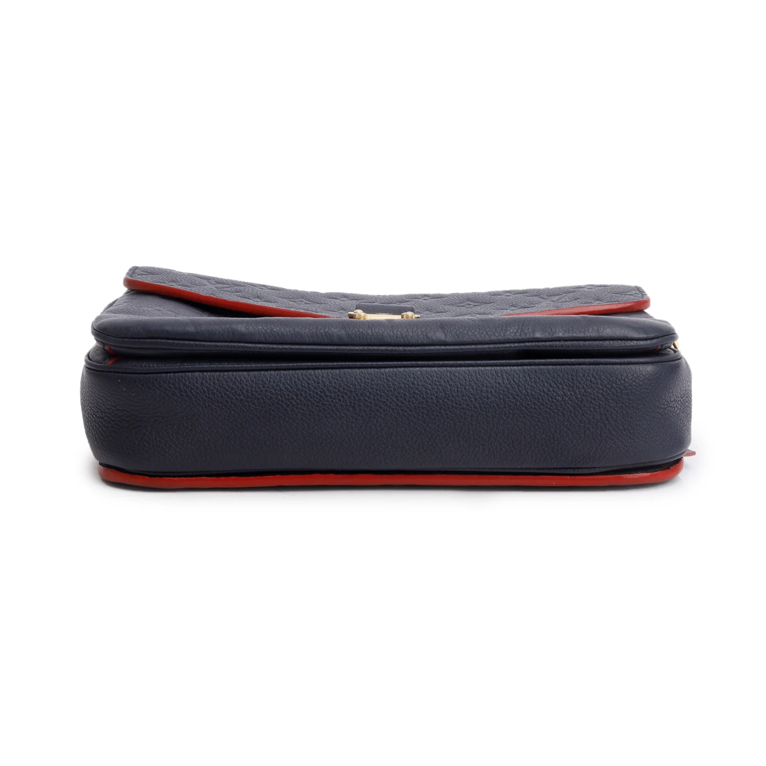 Louis Vuitton Navy Monogram Empreinte Leather Pochette Metis w/ Box & Strap - Image 7