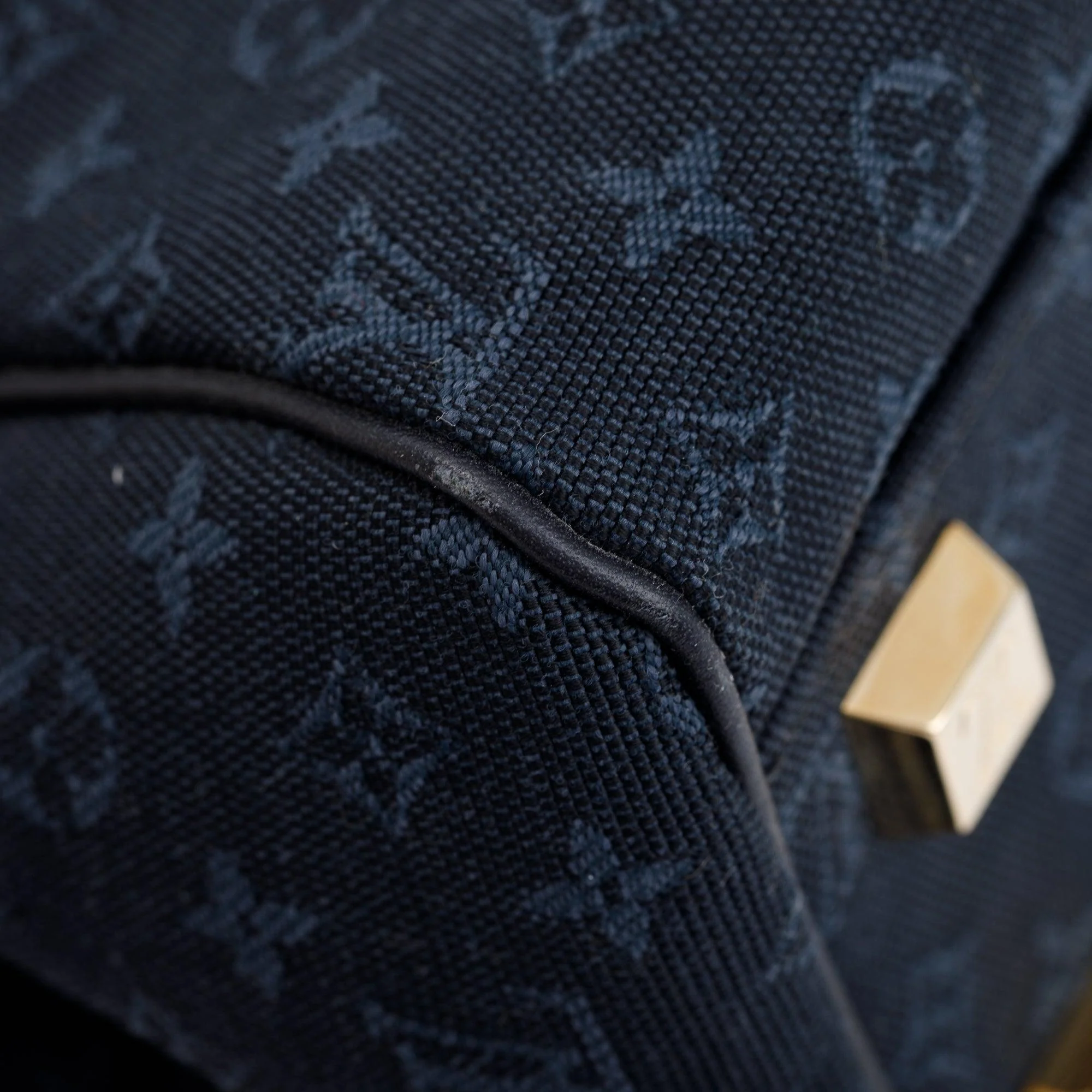 Louis Vuitton Navy Monogram Mini Lin Josephine PM - Image 6