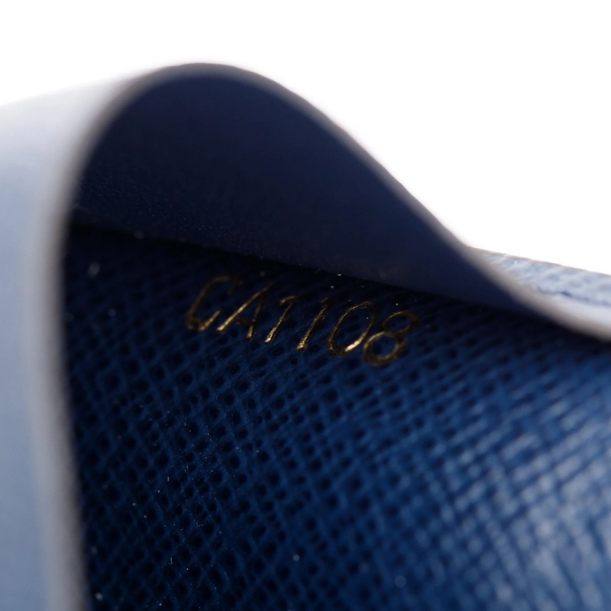 Louis Vuitton Navy Taiga Leather Jeanne Wallet Insert - Image 5