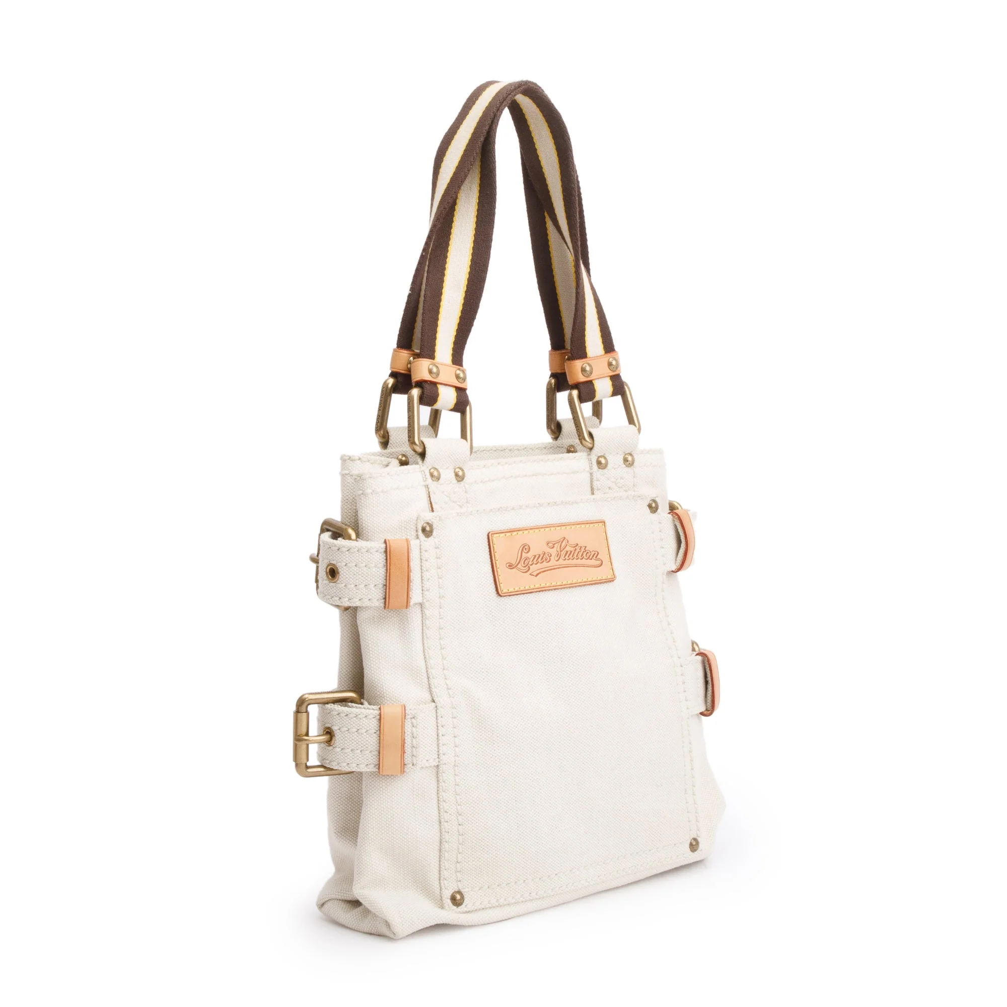 Louis Vuitton Neutral Canvas Globe Shopper Cabas PM - Image 4