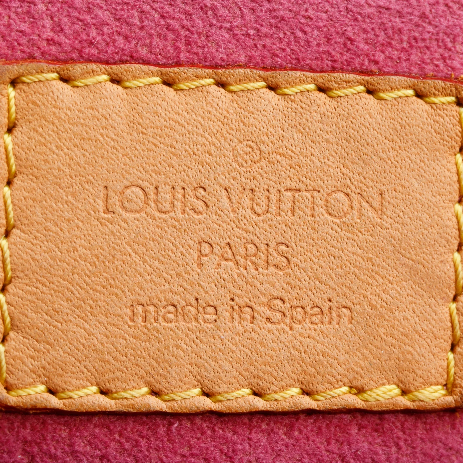 Louis Vuitton Pink Monogram Denim Mini Pleaty - Image 9
