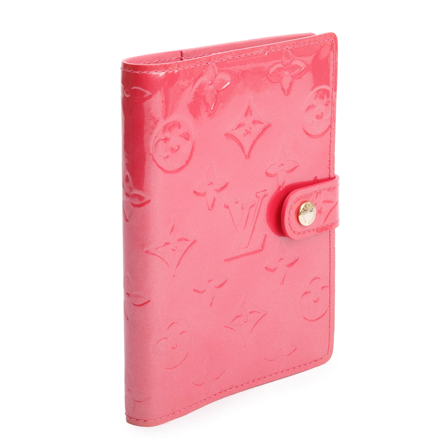 Louis Vuitton Pink Vernis Monogram Empreinte Small Ring Agenda Cover - Image 2