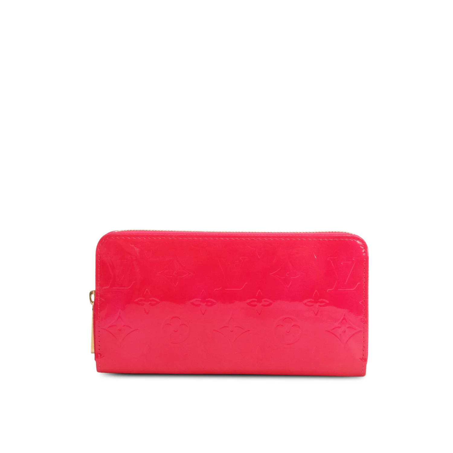 Louis Vuitton Pink Vernis Zippy Wallet w/ Box