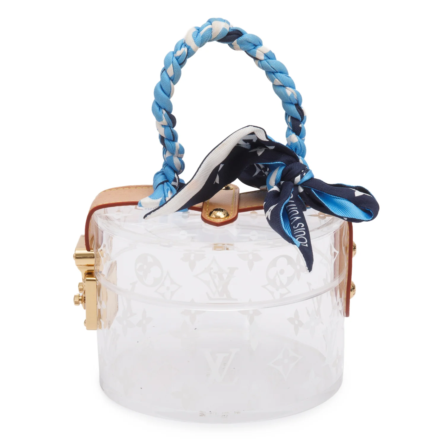 Louis Vuitton Plexiglass Scott Box w/ Silk Bandeau - Image 4
