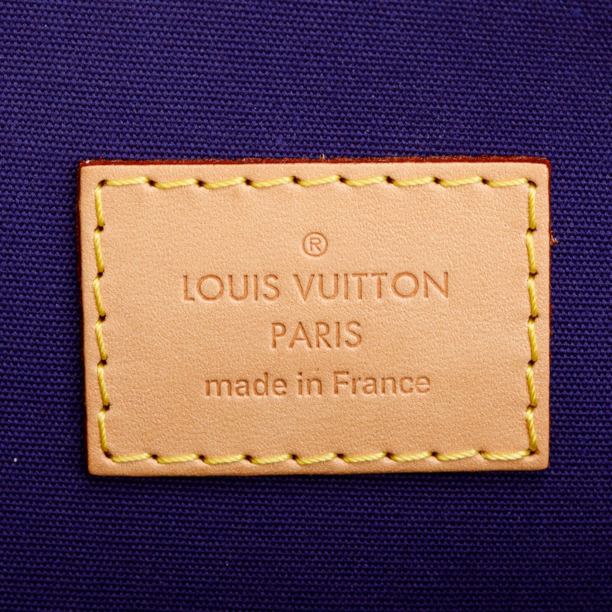 Louis Vuitton Purple Monogram Vernis Alma PM - Image 6