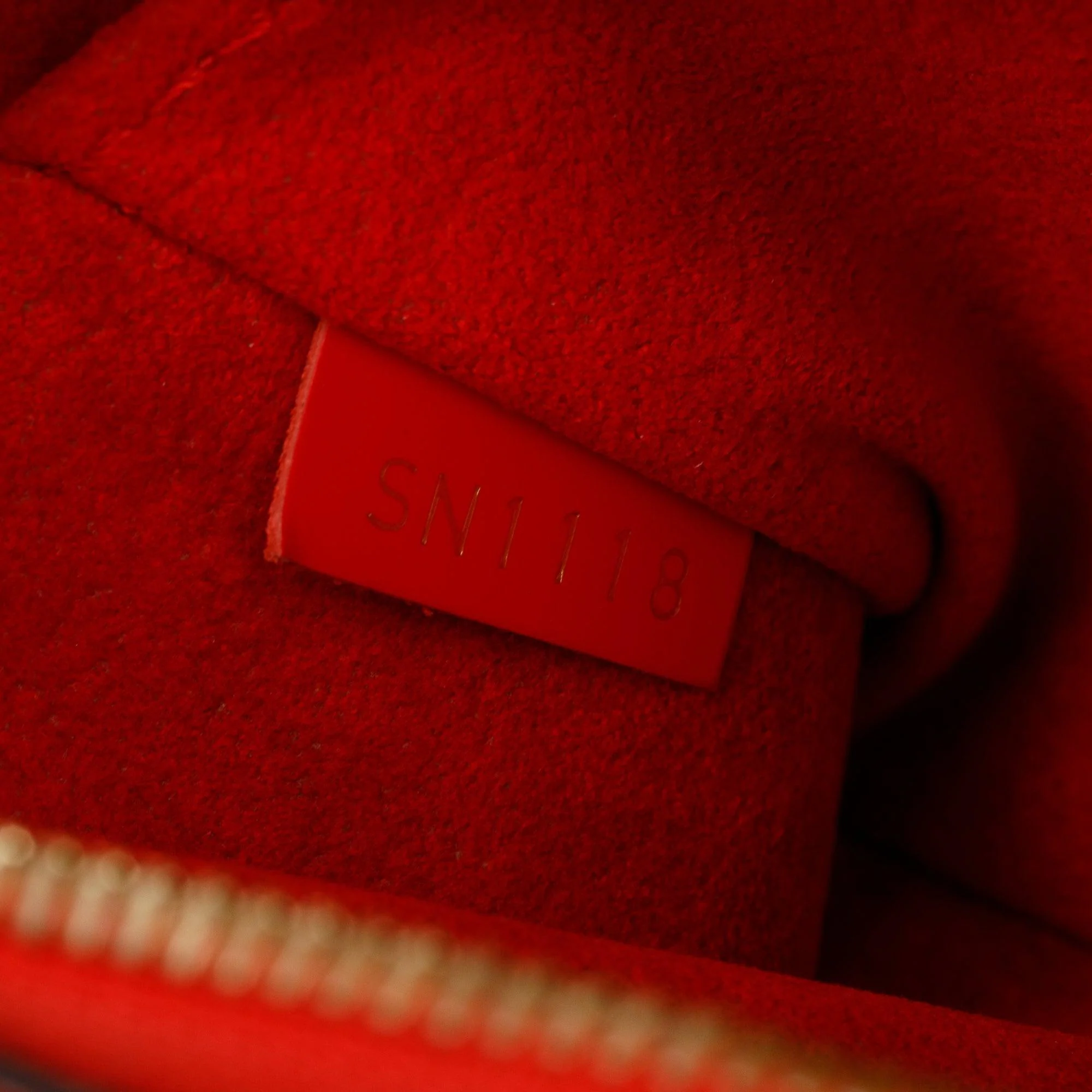 Louis Vuitton Red Epi Leather Alma Mini - Image 10
