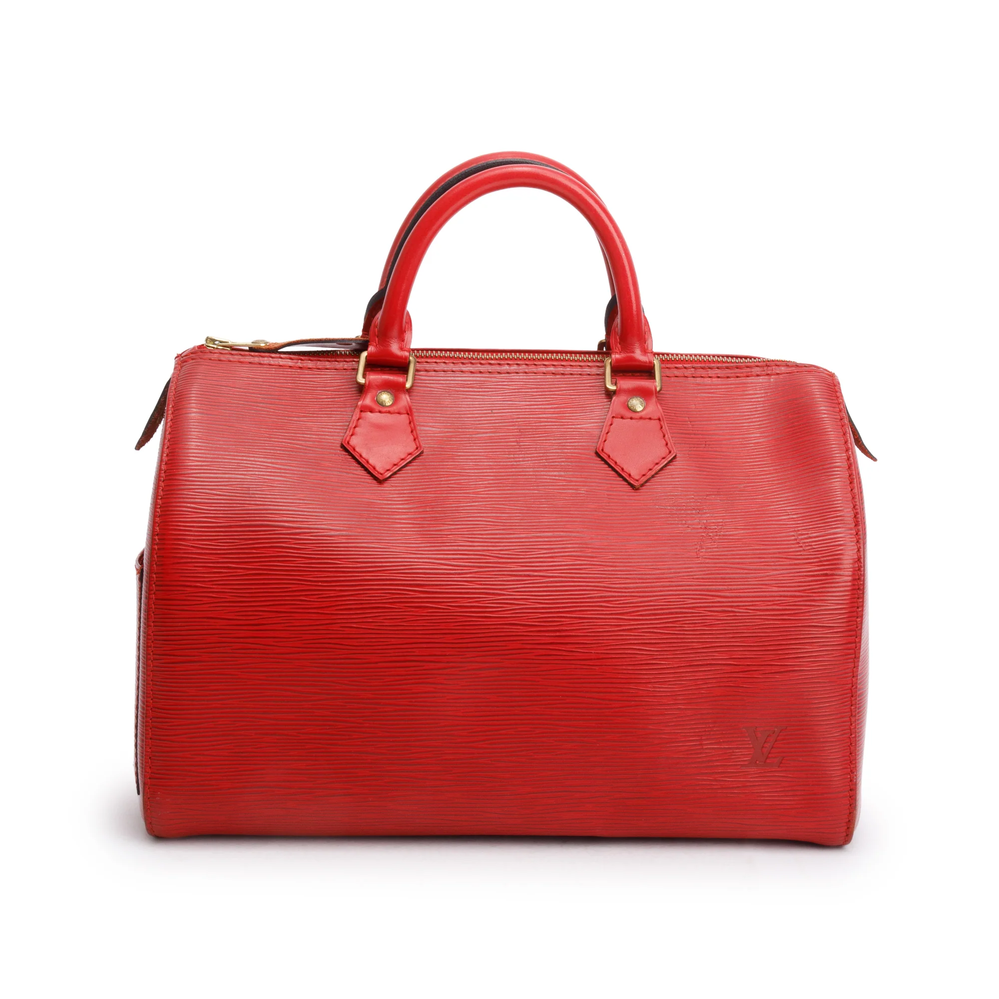 Louis Vuitton Red Epi Leather Speedy 30 - Image 3