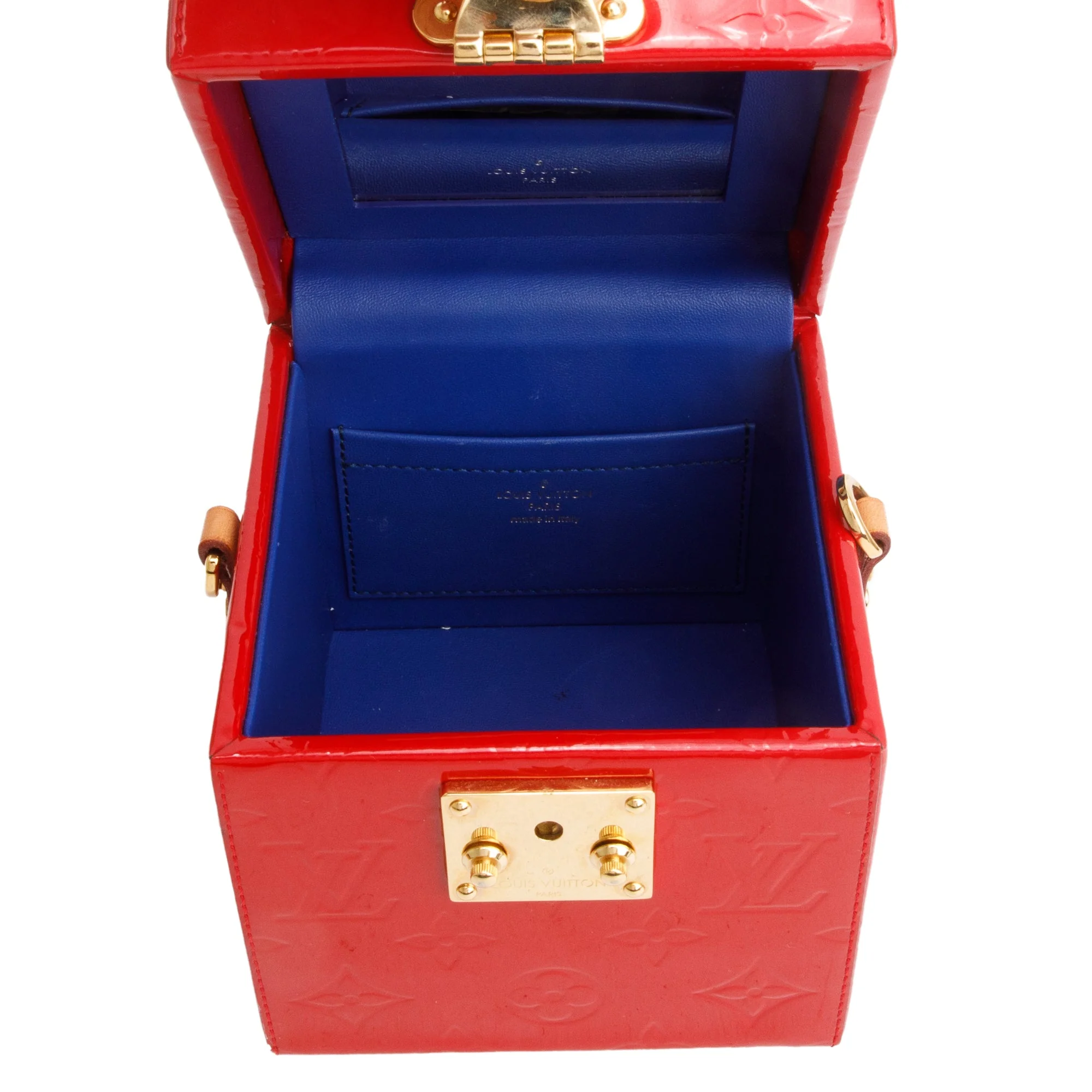 Louis Vuitton Red Vernis Leather Bleecker Box - Image 8