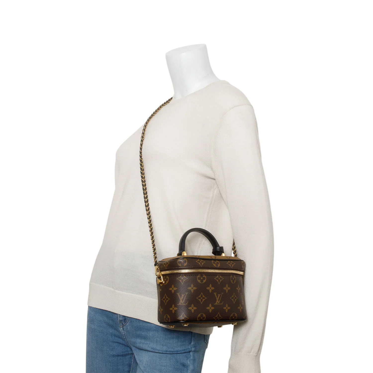 Louis Vuitton Reverse Monogram Vanity Chain Pouch - Image 2
