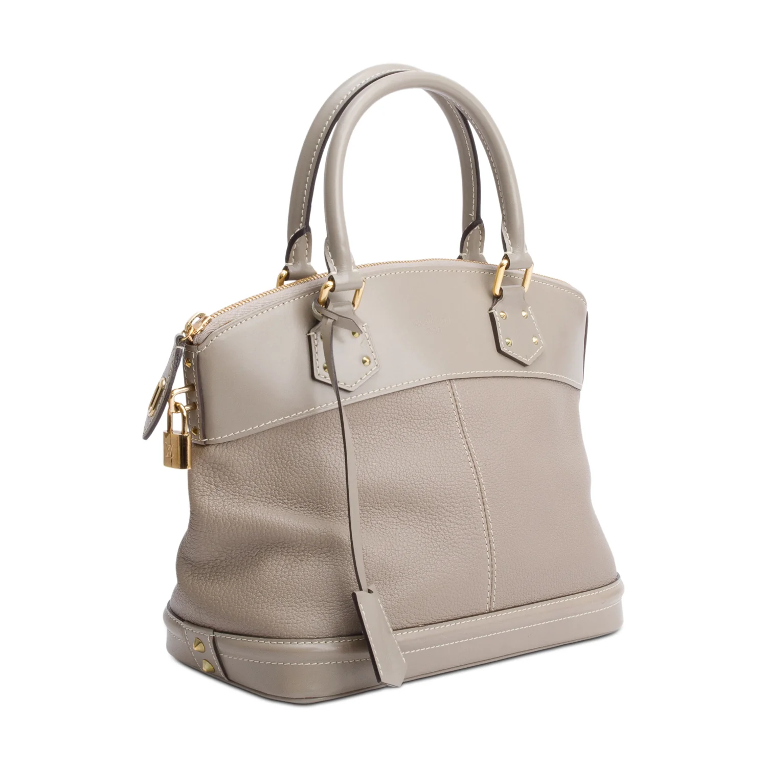 Louis Vuitton Taupe Suhali Leather Lockit PM - Image 2