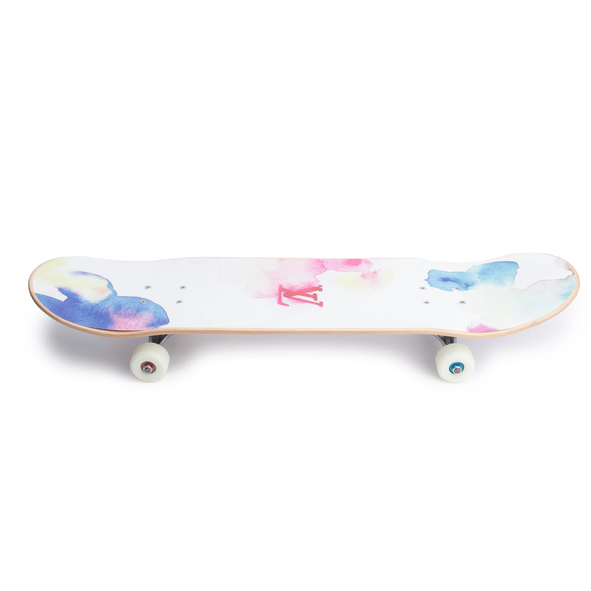 Louis Vuitton Watercolor Monogram Skateboard w/ Box - Image 3