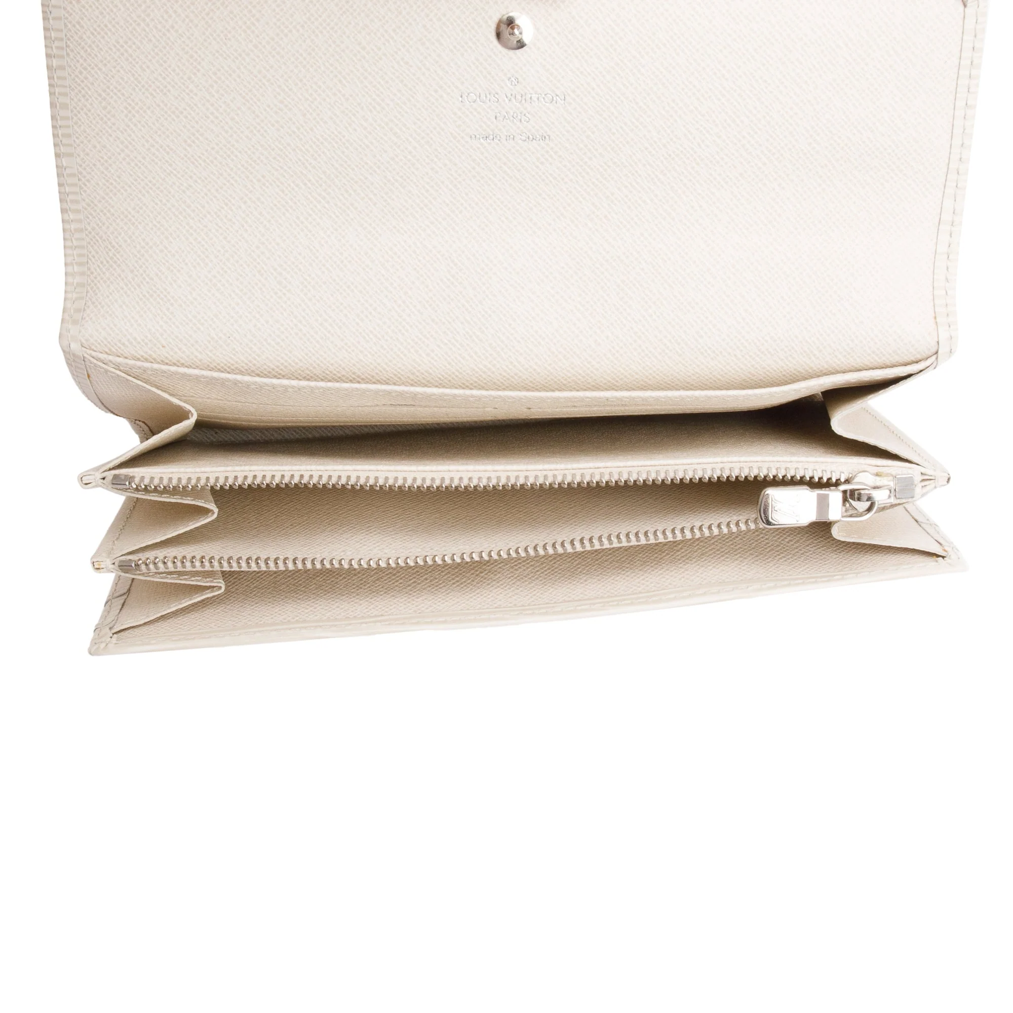 Louis Vuitton White Epi Leather Sarah Wallet - Image 6