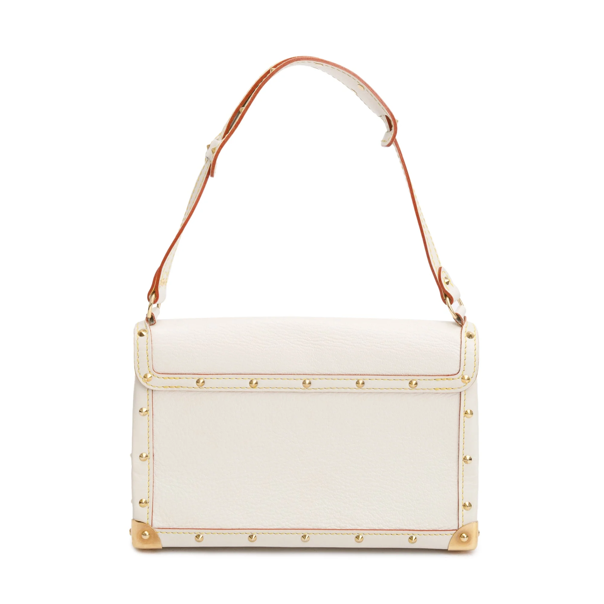 Louis Vuitton White Leather Suhali L'Aimable Bag - Image 3