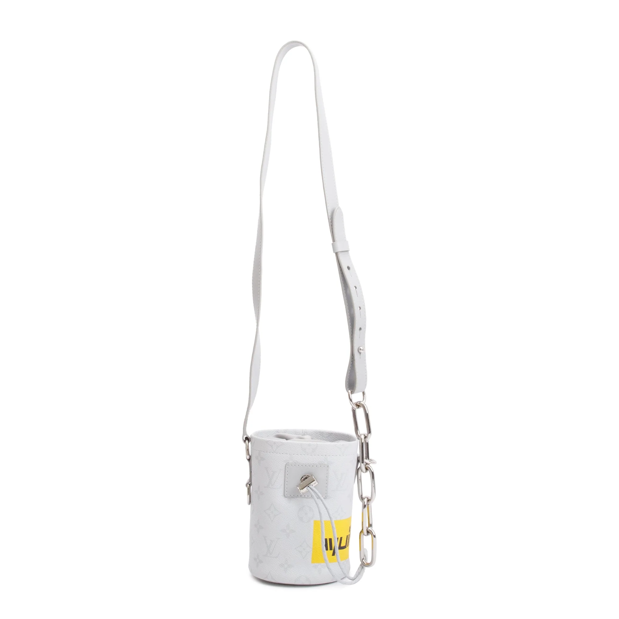 Louis Vuitton White Monogram Chalk Nano Chain Bag - Image 4
