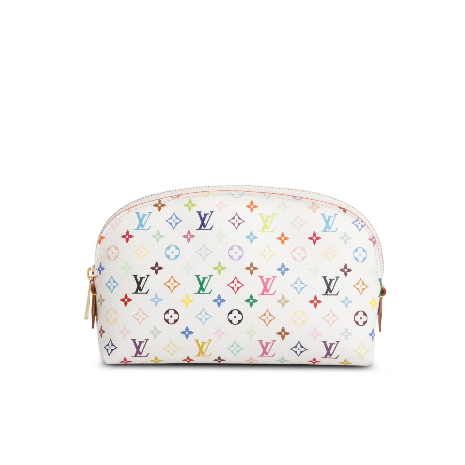 Louis Vuitton White Monogram Multicolor Cosmetic Pouch