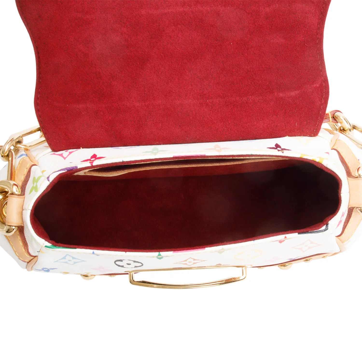 Louis Vuitton White Multicolor Monogram Marilyn Shoulder Bag - Image 6