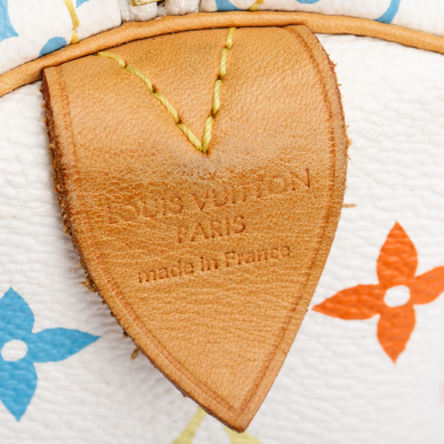 Louis Vuitton White Multicolor Speedy 40 - Image 8