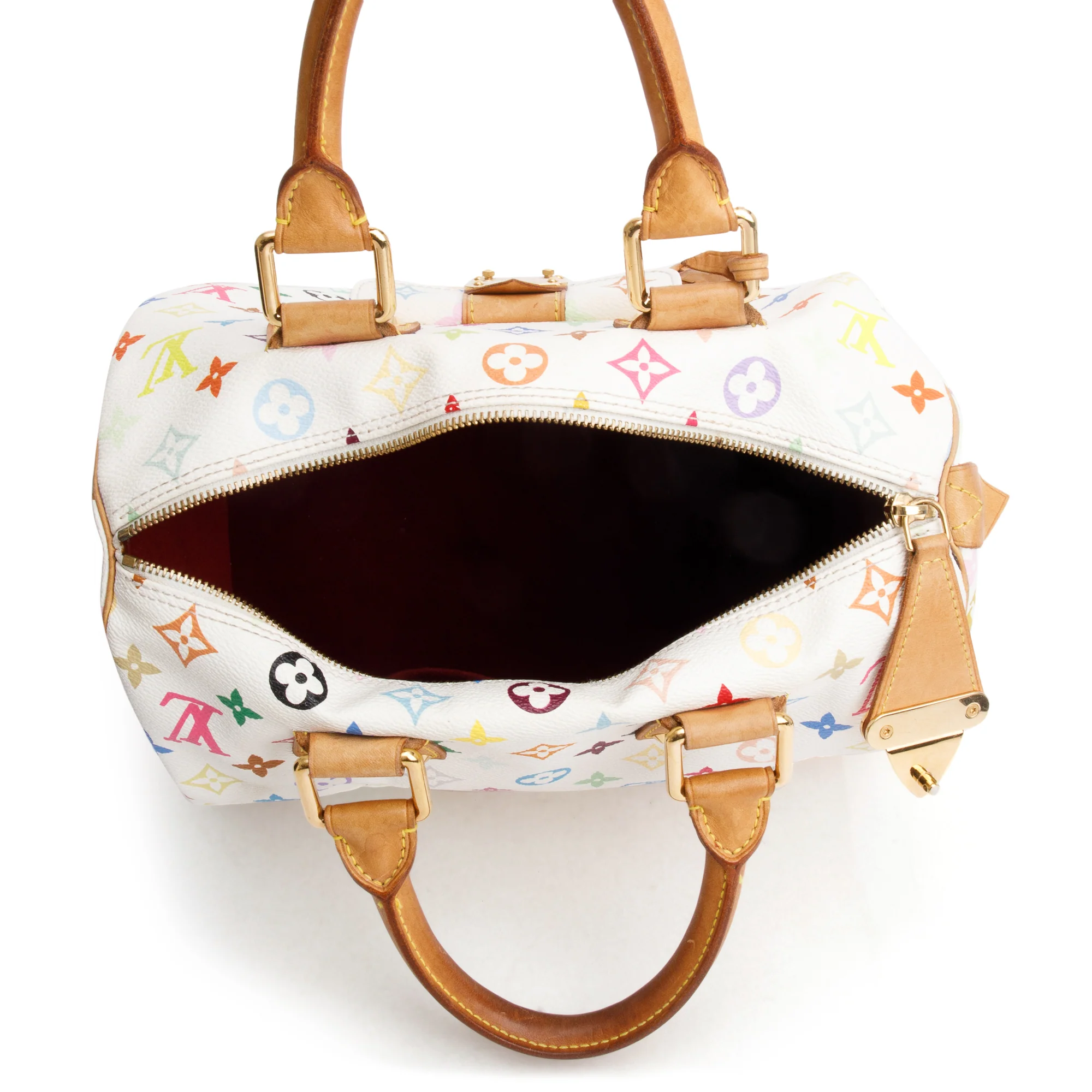 Louis Vuitton White Multicolore Speedy 30 - Image 6