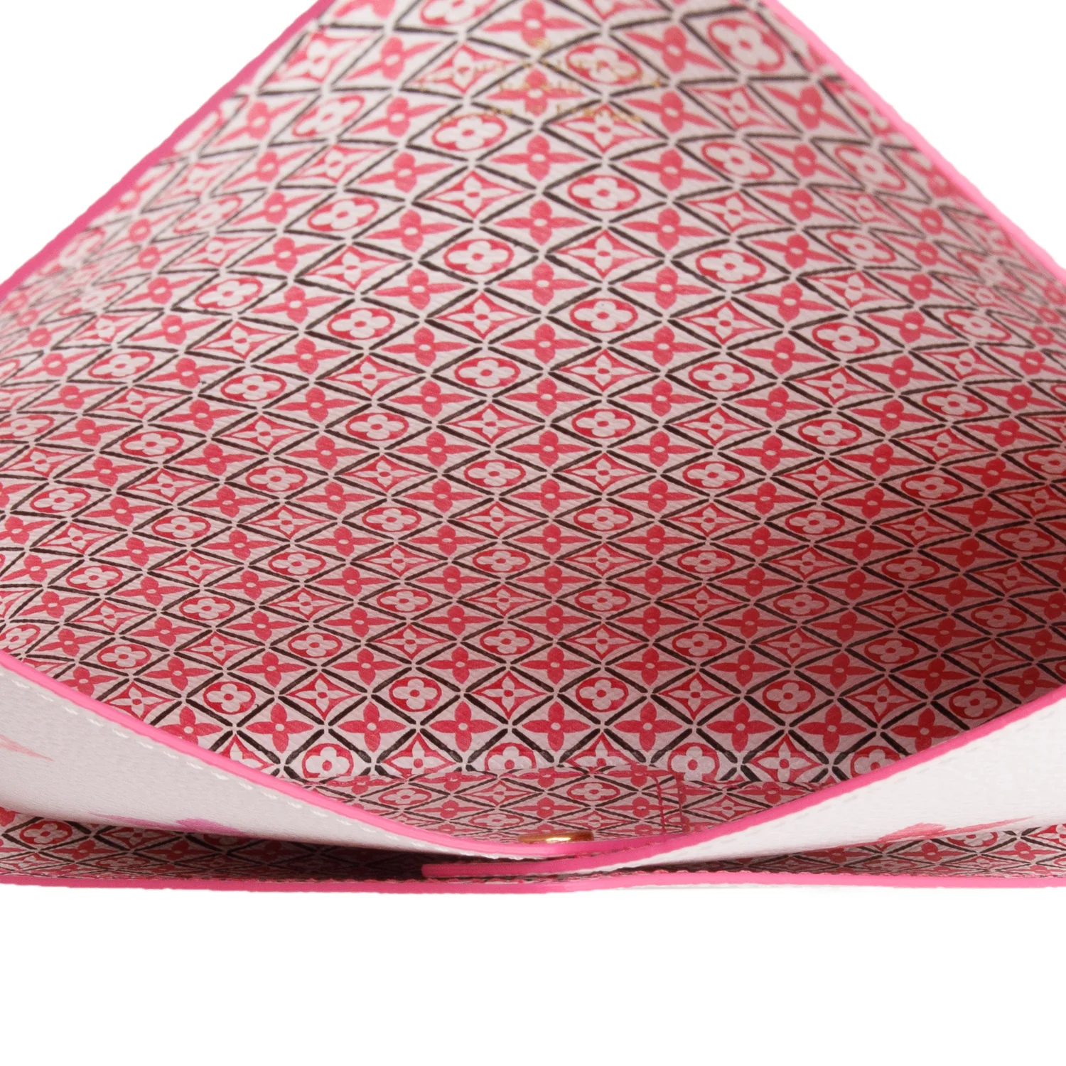 Louis Vuitton White/Pink Monogram By The Pool Kirigami Pochette MM & PM w/ Box - Image 4