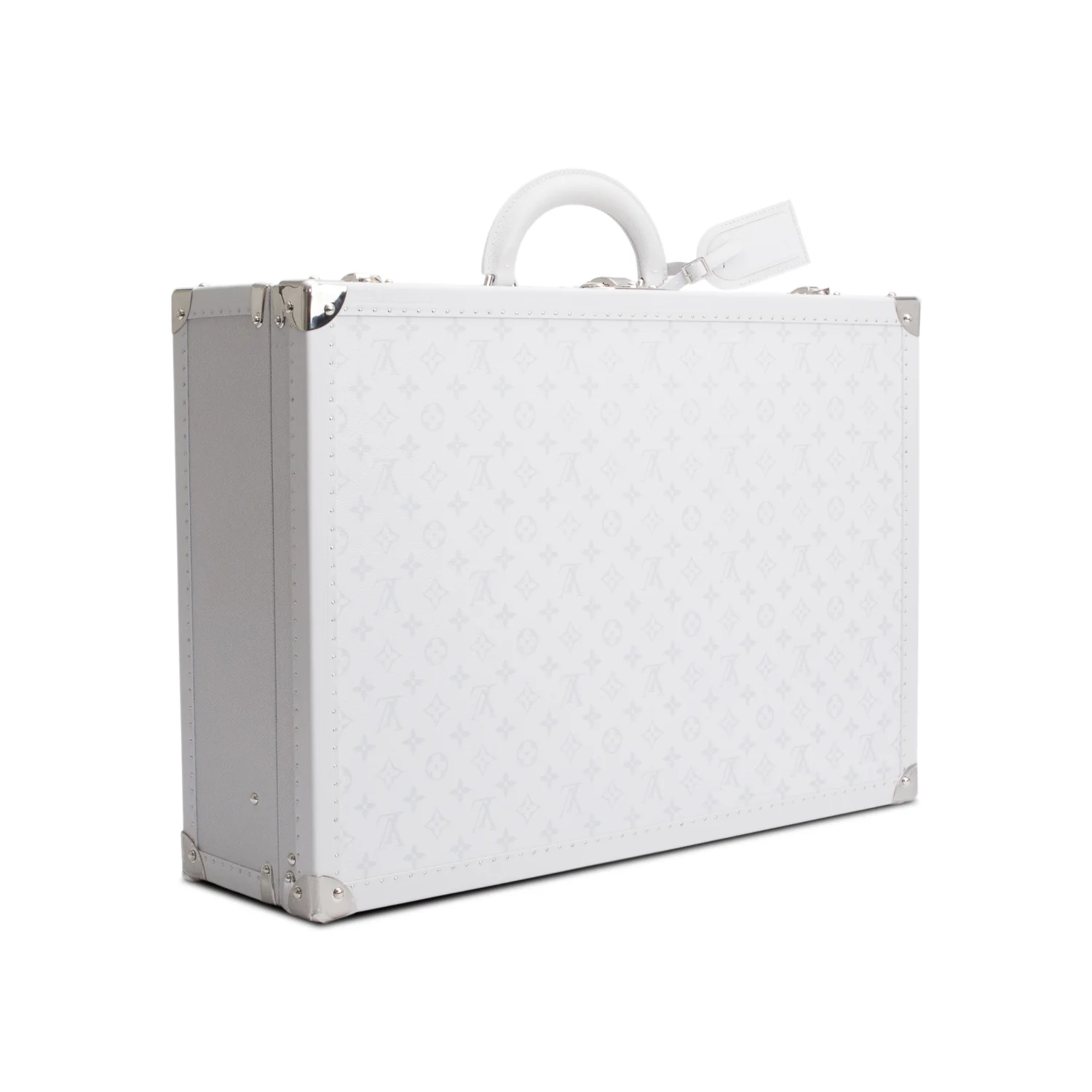Louis Vuitton White Taigarama Bisten 60 - Image 4