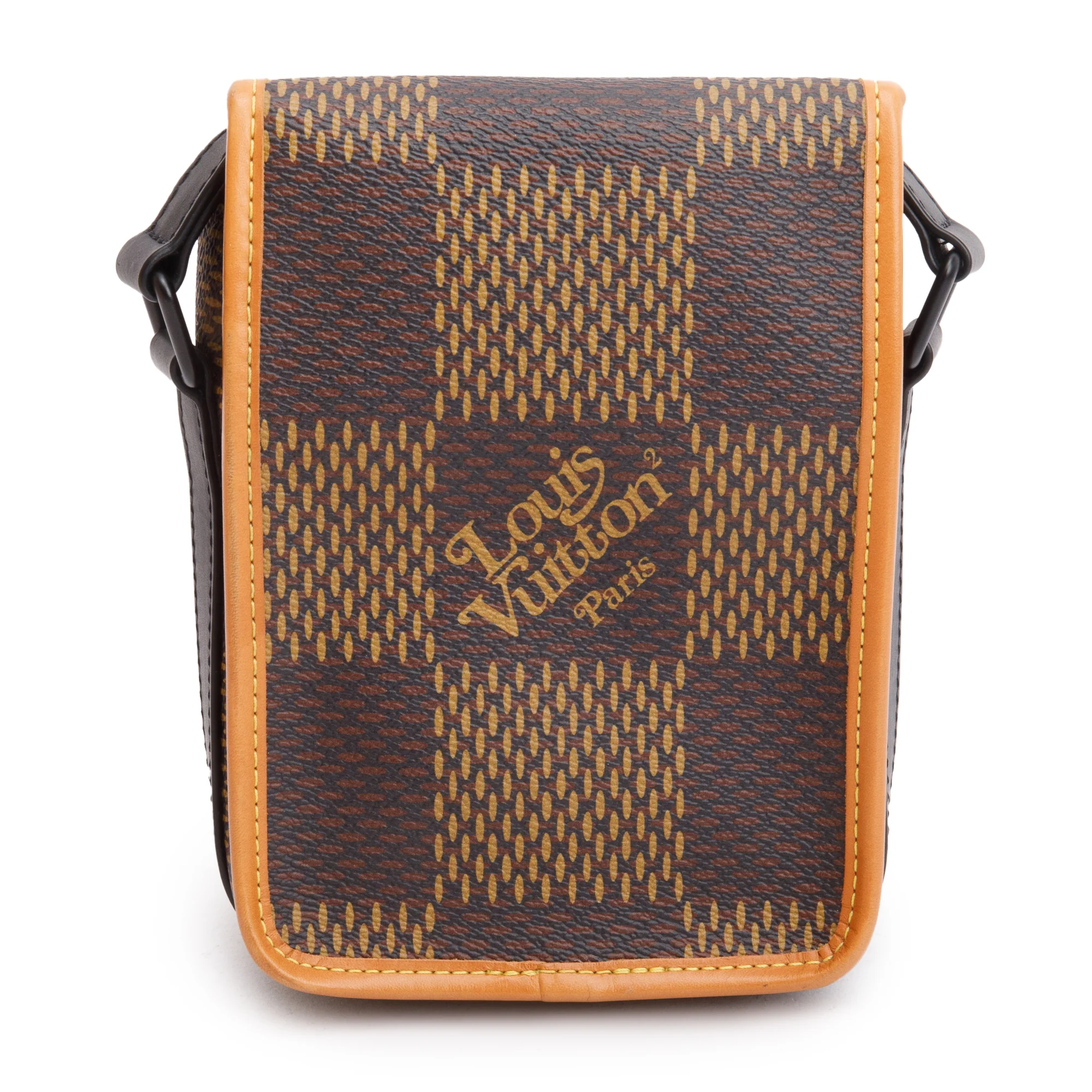 Louis Vuitton X Nigo Giant Damier Ebene Nano Amazone Messenger Bag w/ Box - Image 6