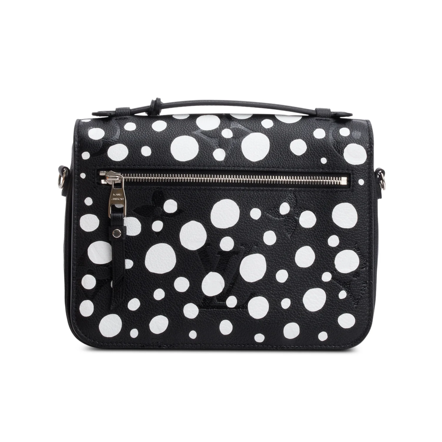 Louis Vuitton x Yayoi Kusama 2023 Black Infinity Dots Monogram Empreinte Leather Pochette Metis w/ Box - Image 6