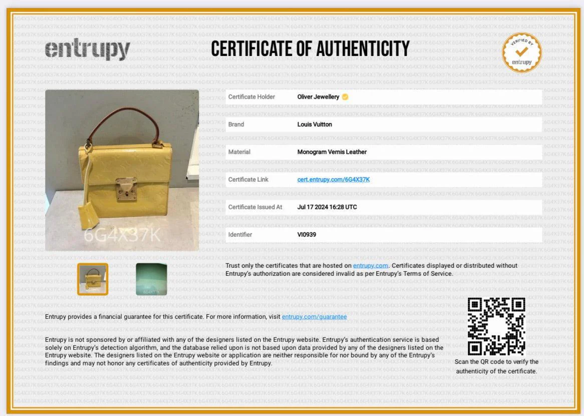 Louis Vuitton Yellow Monogram Vernis Leather Street Spring Handle Bag - Image 16
