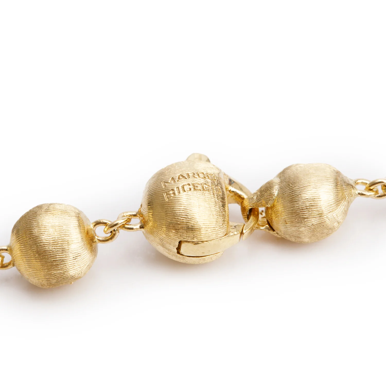 Marco Bicego 18k Yellow Gold Africa Mixed Bead Bracelet - Image 2