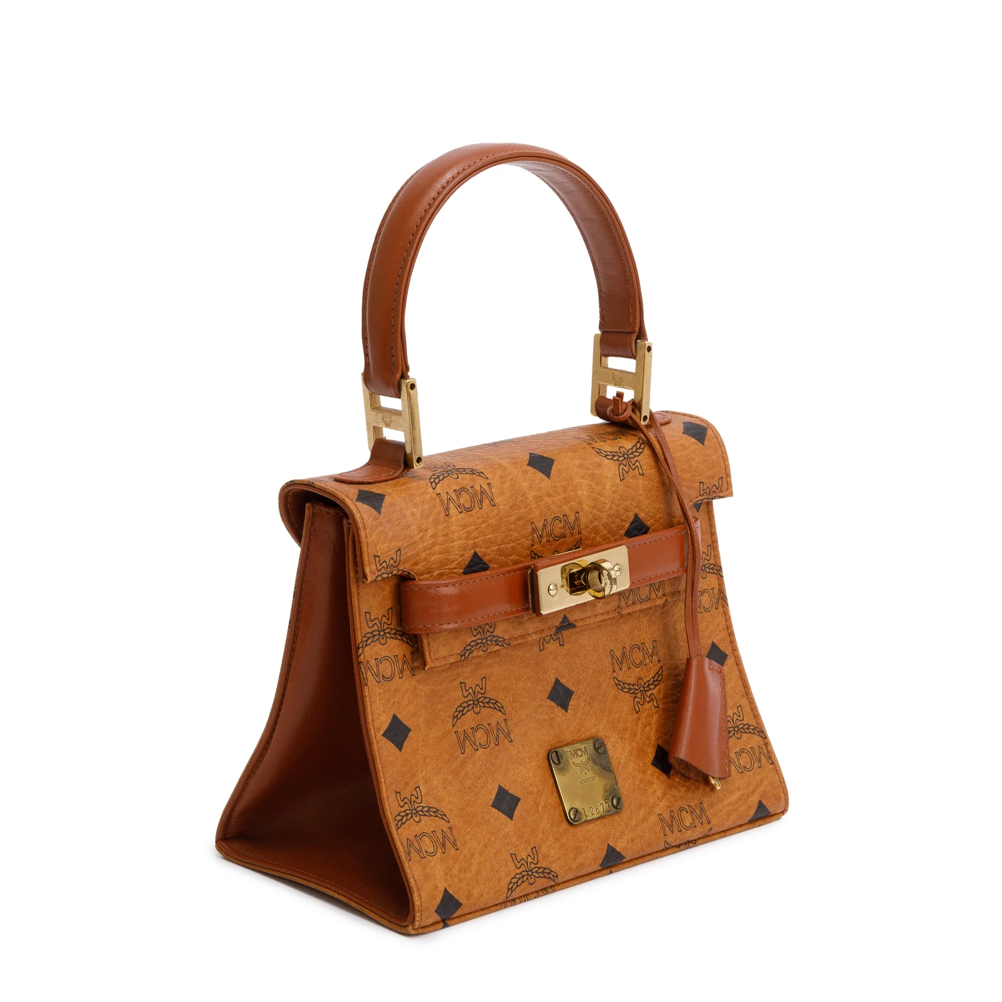 MCM Cagnac Visetos Mini Kelly Bag - Image 2