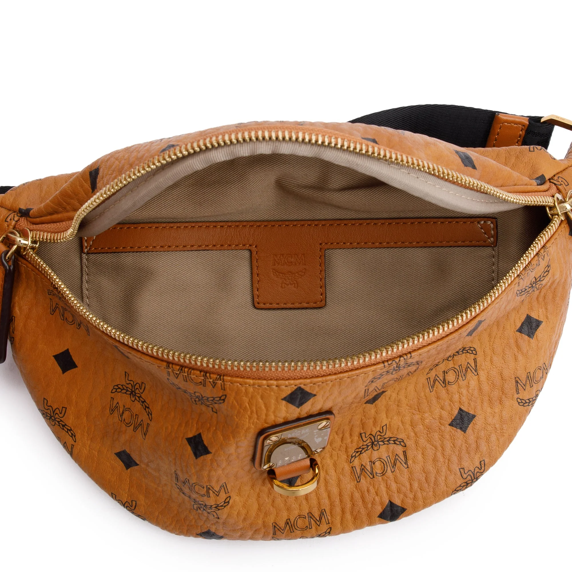MCM Cognac Visetos Fursten Belt Bag - Image 4