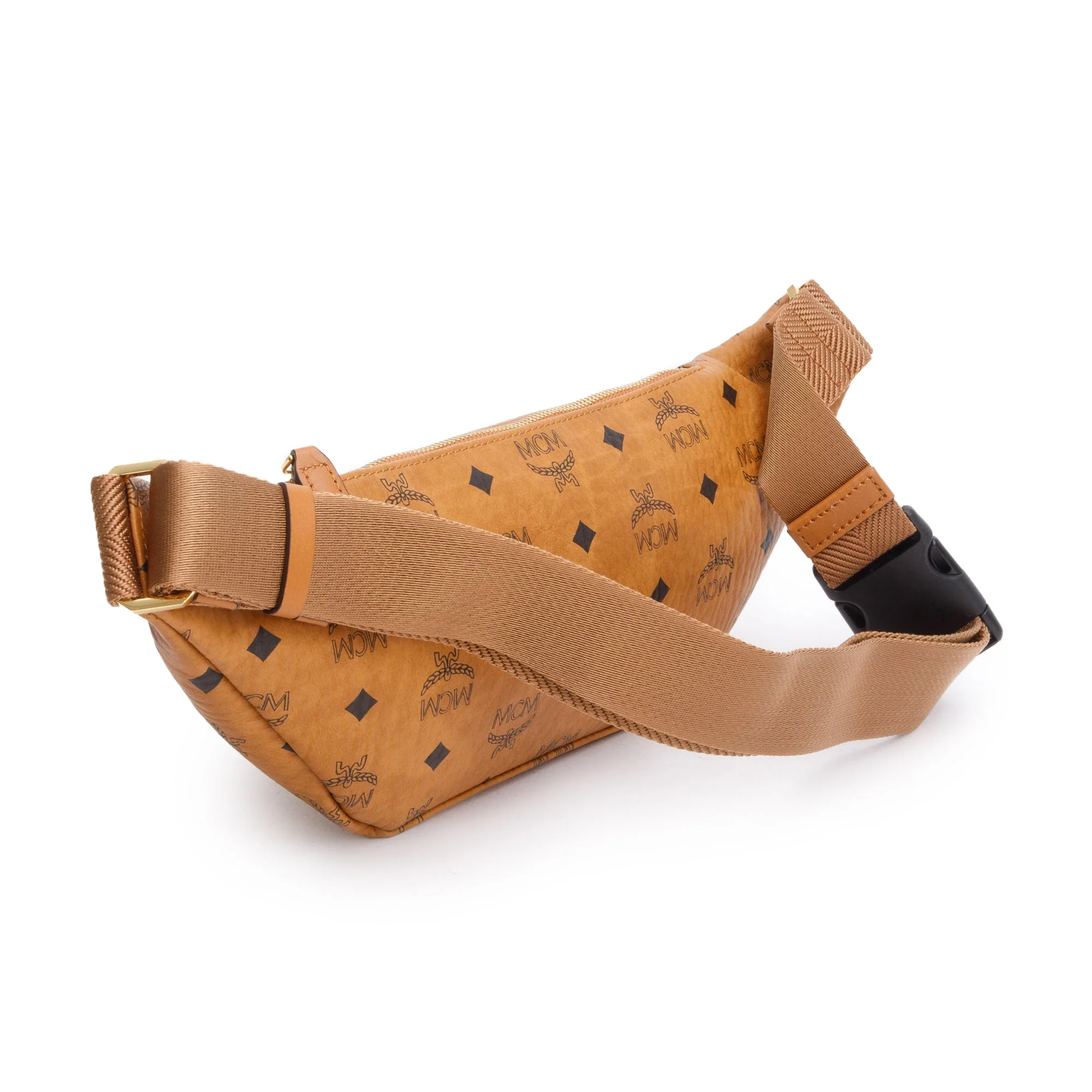 MCM Cognac Visetos Fursten Belt Bag - Image 4