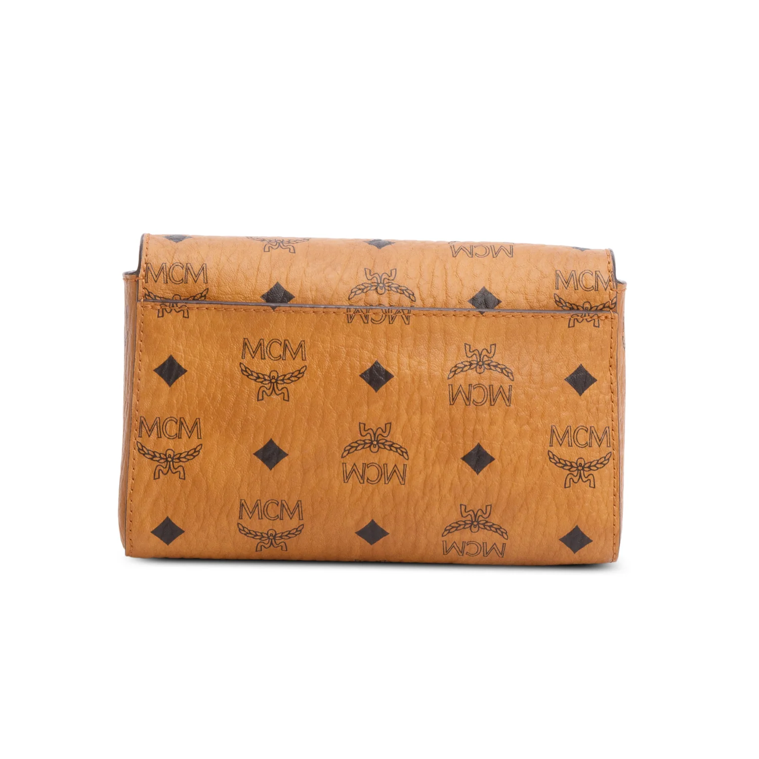 MCM Cognac Visetos Small Tracy Crossbody Bag - Image 5