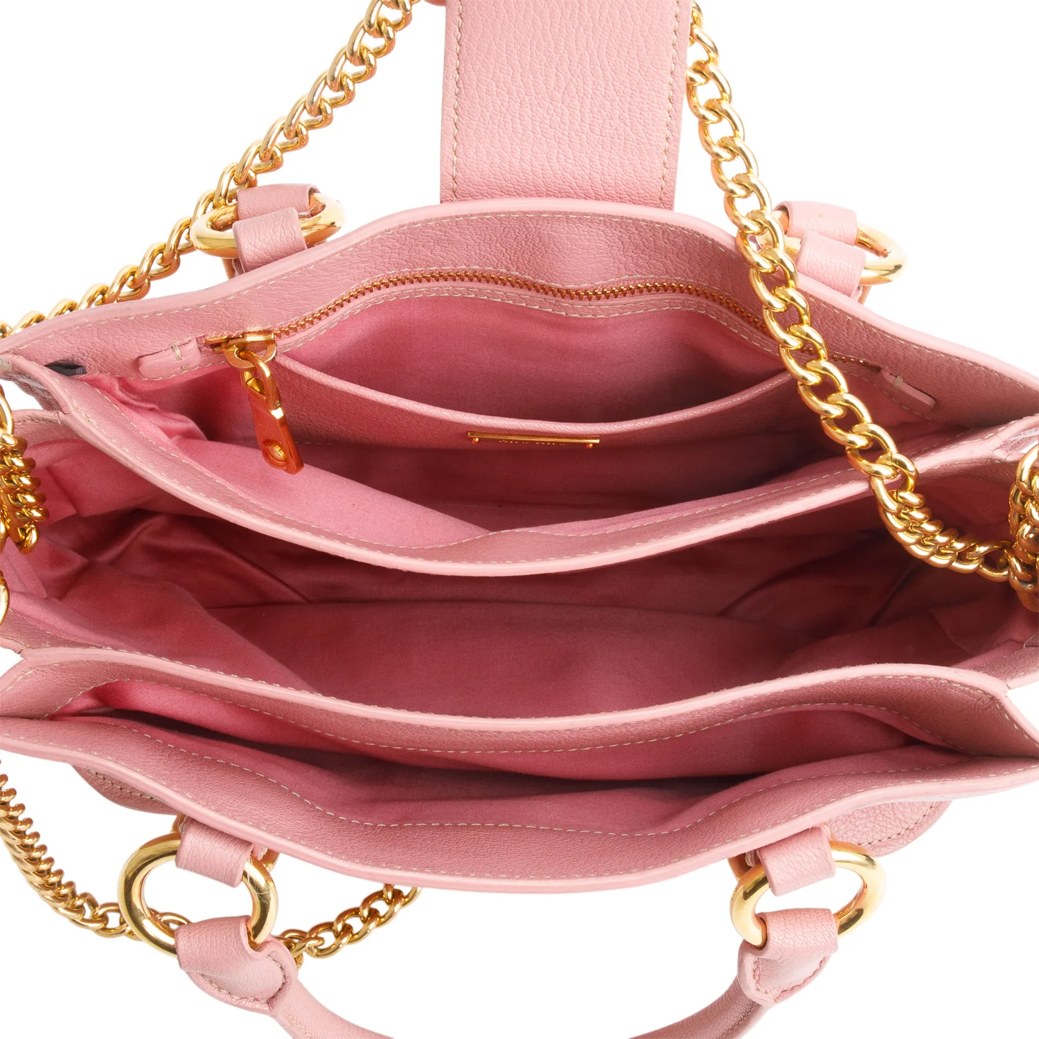 Miu Miu Pink Madras Leather Top Handle Bag w/ Authenticity Card - Image 8