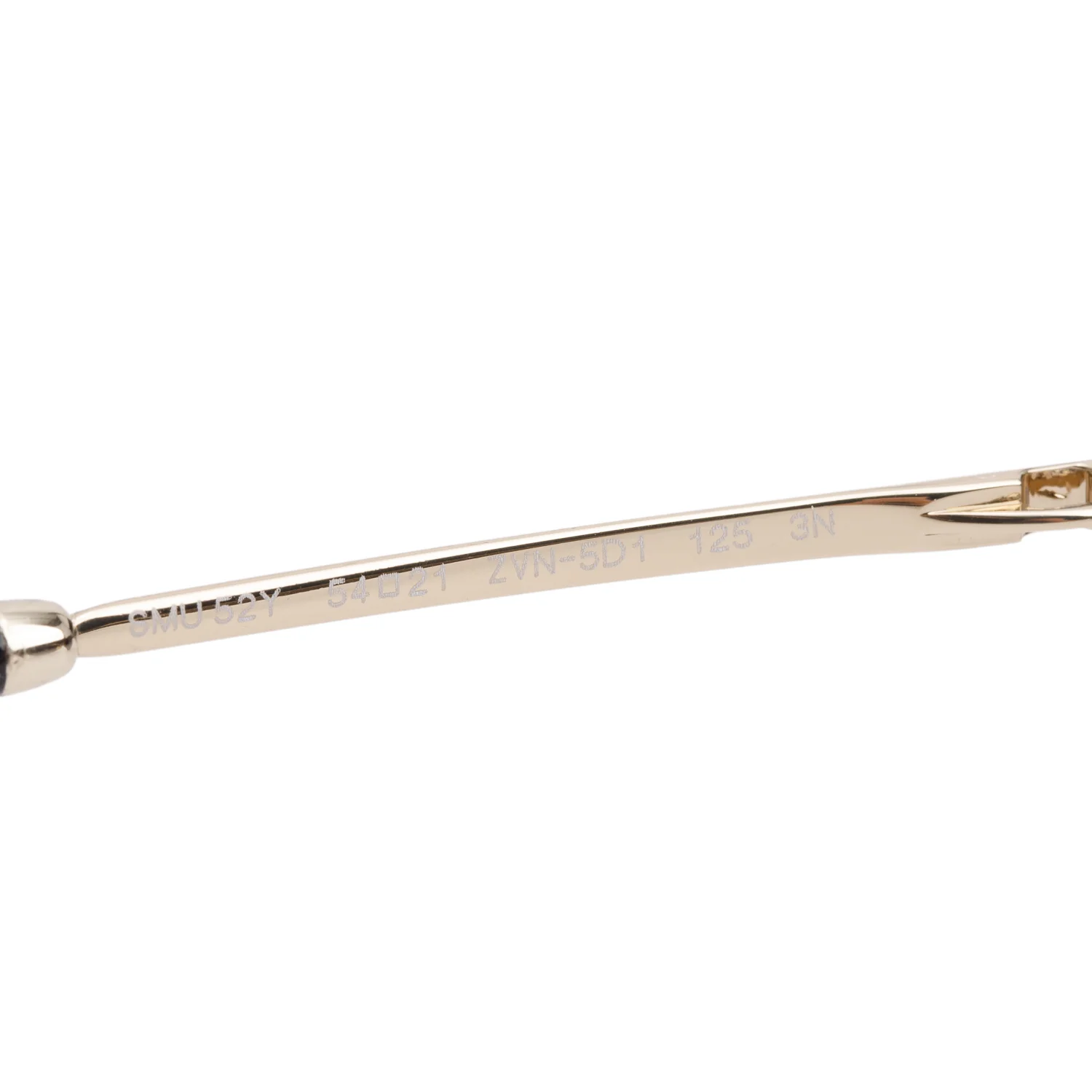 Miu Miu SMU25Y Tortoise Metal Oval Sunglasses  w/ Case - Image 4