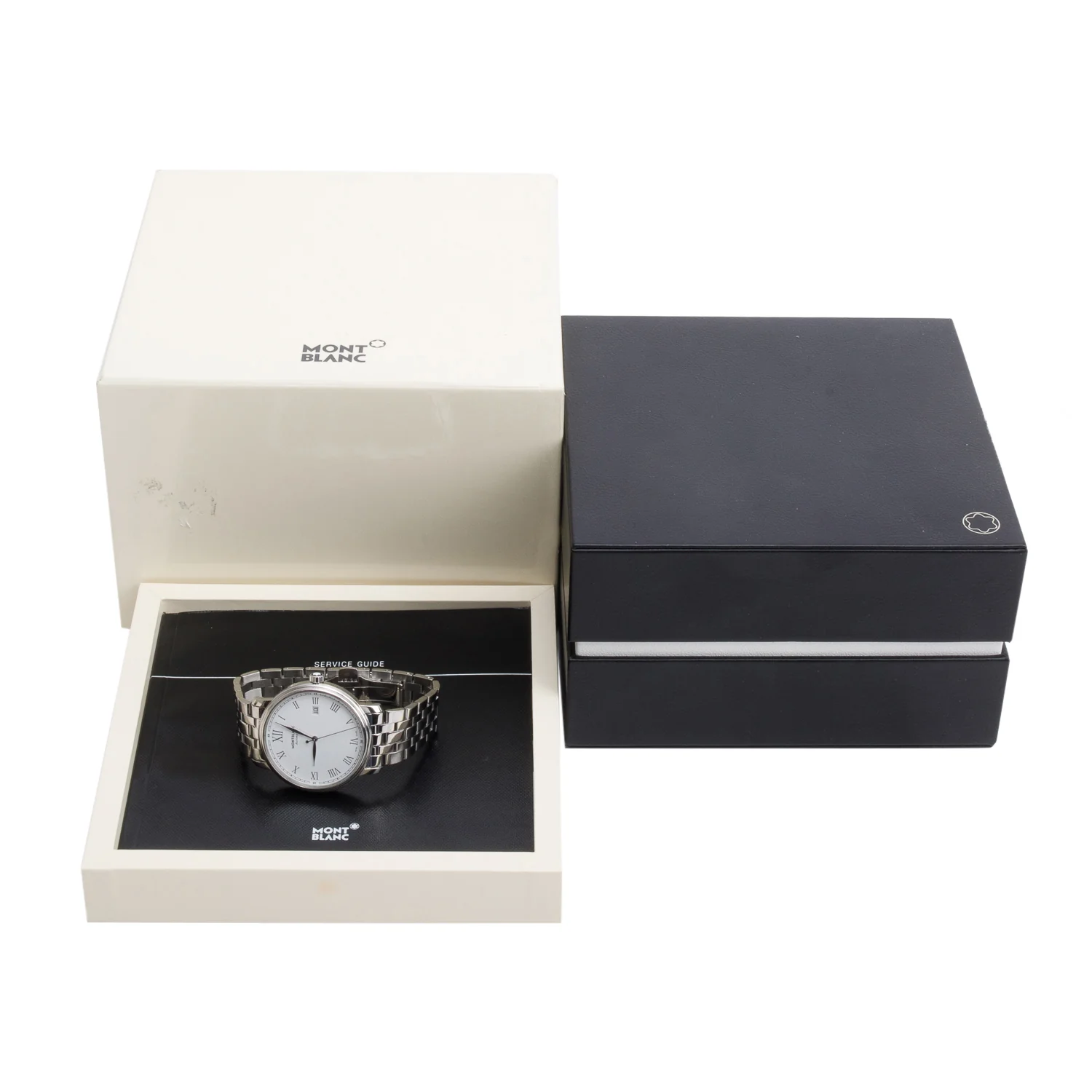 Montblanc 2022 Stainless Steel Tradition 40 MM Automatic Watch w/ Box & Papers - Image 2